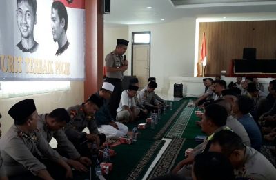 Polres Tangsel Gelar Sholat Ghaib dan Dzikir Bersama untuk Korban Tragedi Mako Brimob Depok
