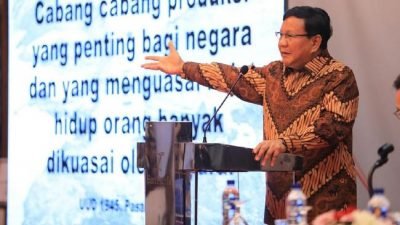 Di Depan 300 Eks Jenderal, Prabowo: Indonesia Hanya Mampu Perang Tiga Hari