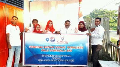Gagas Penguatan Struktur, Ketua DPW Grind Maluku Utara Vivin Alwan Ikut Terlibat Penggalangan Dana Untuk Kota Palu Hingga Konser Amal