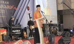 Boy Rafli Lakukan Orasi Kebangsaan di Malam Anugerah Padang TV Award 2021