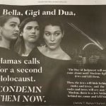 Rabbi Yahudi Pasang Iklan di The New York Times Kutuk Artis Para Pembela Palestina