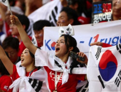Aksi Suporter Cantik Korsel di Piala Dunia 2022