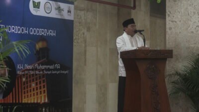Sambutan Ketua PP ITQA KH. Nasri Muhammad dalam Acara Daurah Ilmiah di Istiqlal