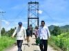 Bupati Pohuwato Beri Perhatian Penuh Terhadap Jembatan Gantung di Desa Panca Karsa 1