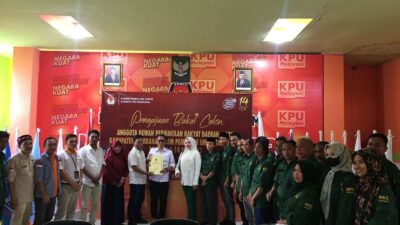 PBB Bombana daftar KPU tak punya terget, Hasanuddin : Misi PBB dari zero menuju satu.