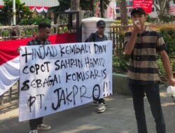 Aksi di Balaikota, PMHP Minta Gubernur Tinjau Kembali Penunjukkan Sahrin Hamid Sebagai Komisaris PT Jakpro